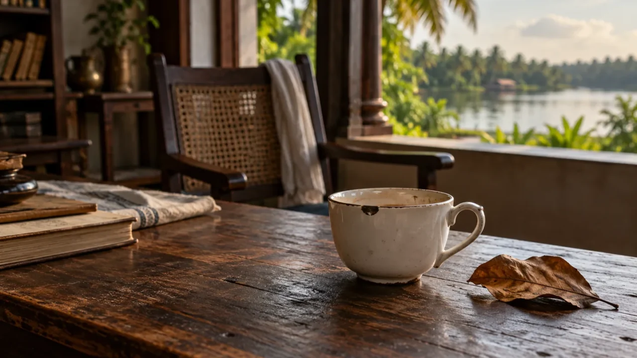 കവിതയിലെ ചെറിയ വസ്തുക്കളുടെ വലിയ ലോകം — AI ചിത്രീകരണം