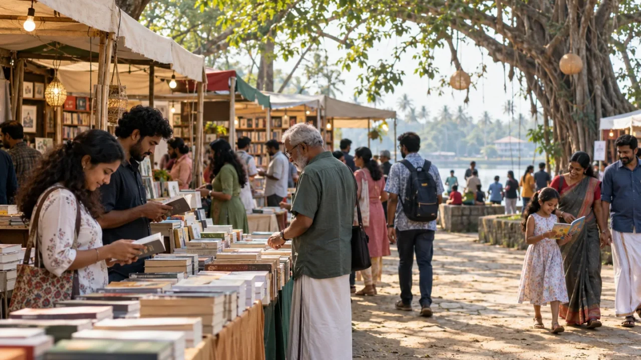 വായനോത്സവത്തിന്റെ യഥാർഥ അർഥം — AI ചിത്രീകരണം
