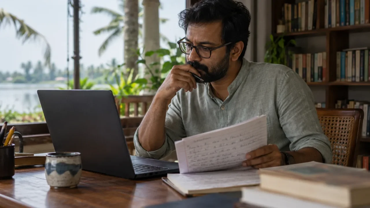 കൃത്രിമബുദ്ധിയും എഴുത്തിലെ ഉത്തരവാദിത്വവും — AI ചിത്രീകരണം
